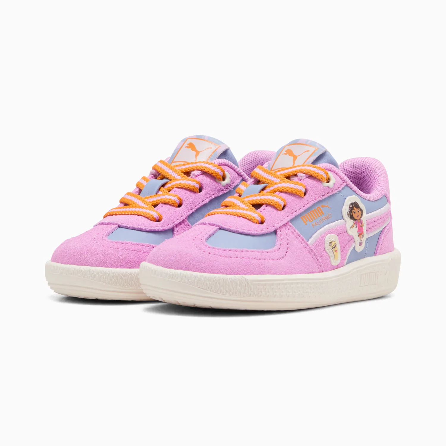 Удобная обувь для малышей Puma X Dora The Explorer Palermo, Mauve Glow-Warm White — фото 2
