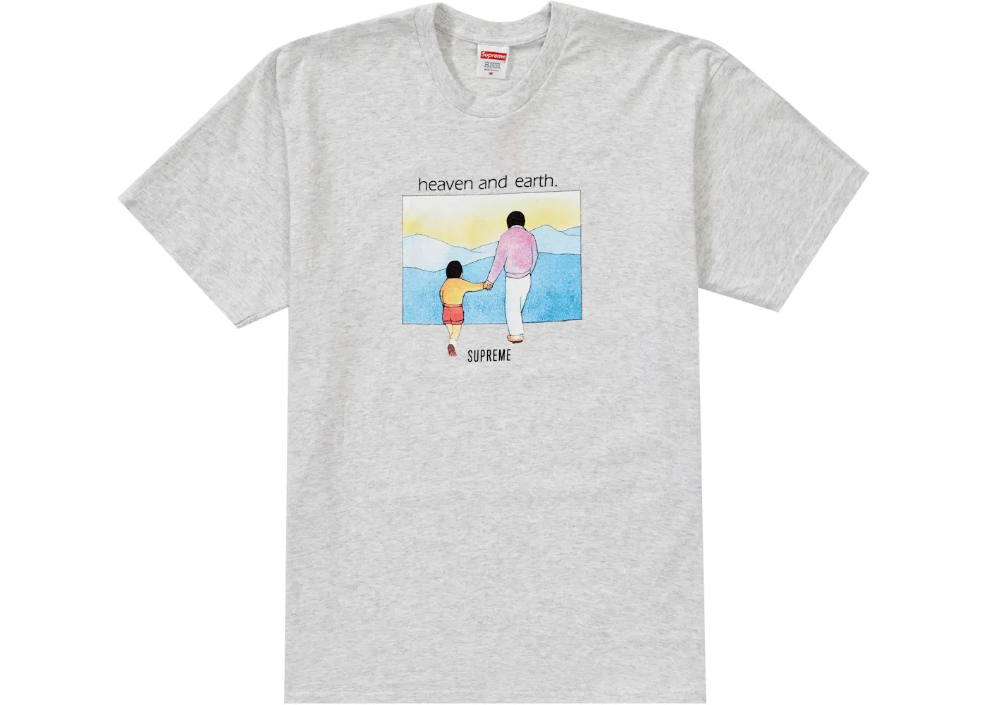 Мужская футболка с принтом Heaven And Earth Supreme, Heather Grey