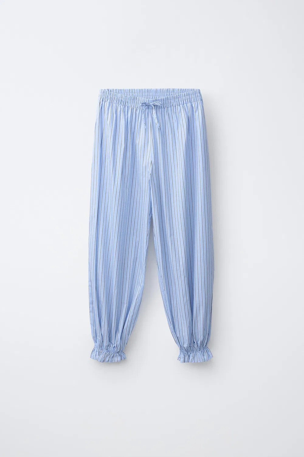 Полосатые брюки Саруэль ZARA, Blue