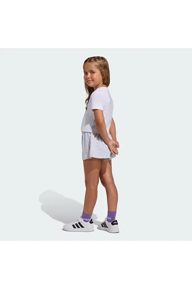 Детский спортивный костюм для девочек с принтом Disney Minnie Mouse Adidas, Purple — фото 2
