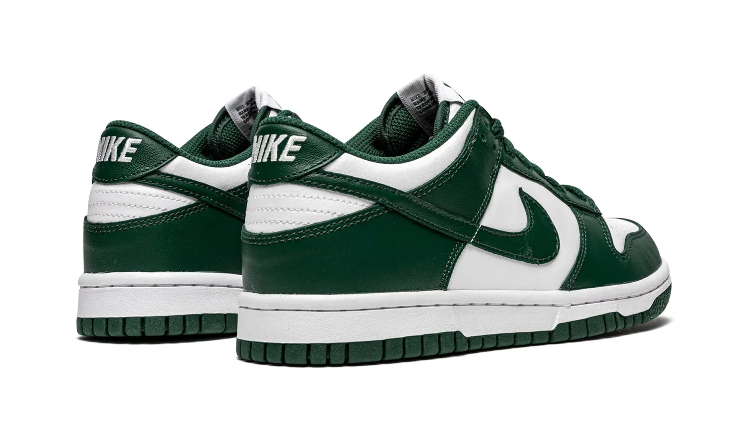Детские кроссовки для мальчиков с принтом Dunk NIKE, White Green — фото 3