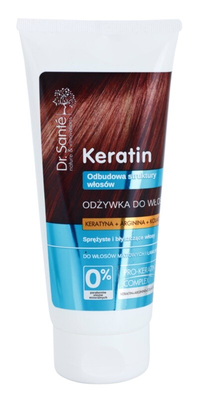 

Регенерирующий кондиционер для ломких и тусклых волос Dr. Santé Keratin