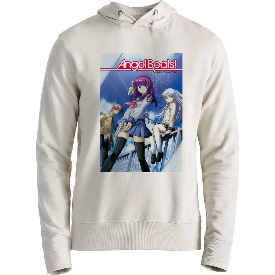 Детский свитшот с принтом Angel Beats Muggkuppa, Экрю