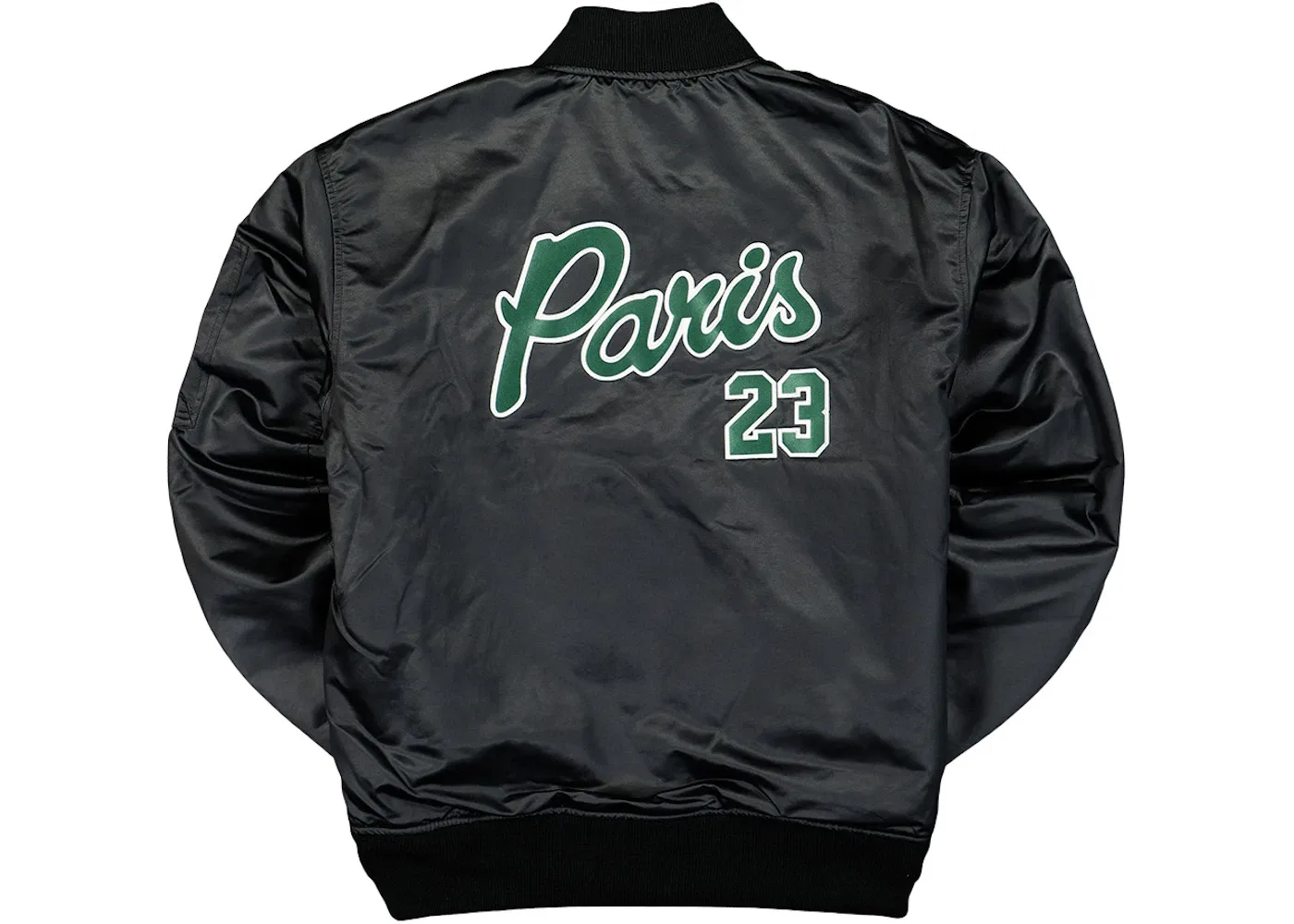 Мужская куртка-бомбер MA-1 Jacket Jordan, Black/Pine Green — фото 2