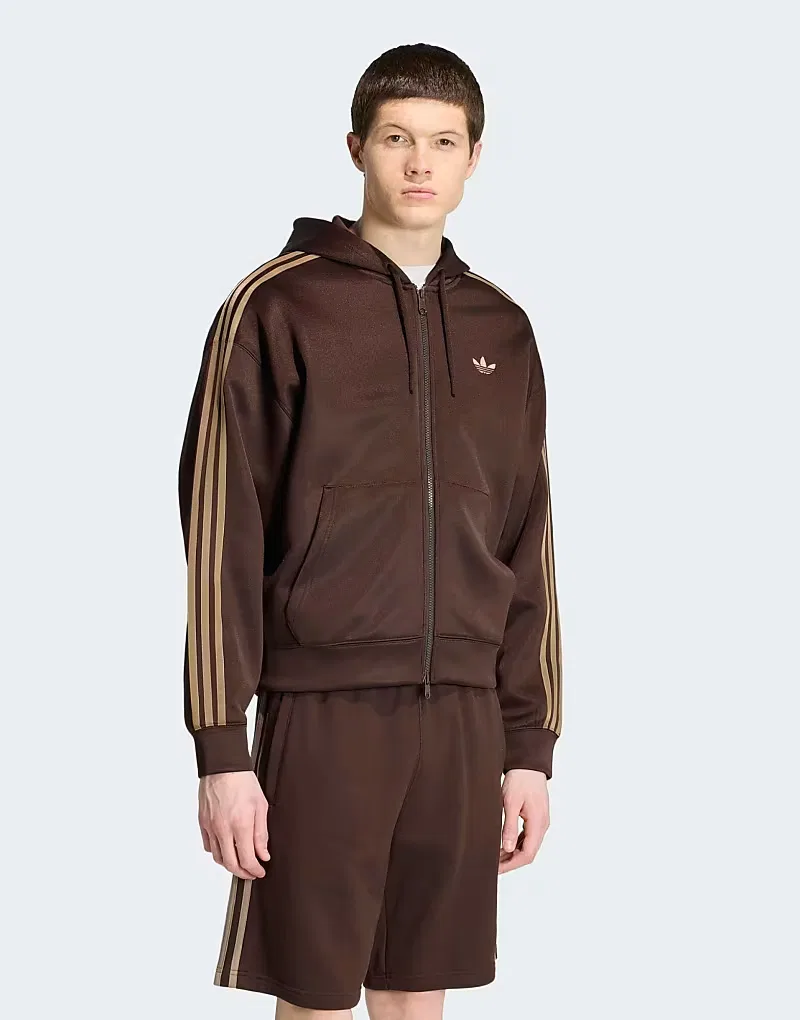Худи оверсайз Adicolor Spacer Adidas Originals, Aurora Coffee