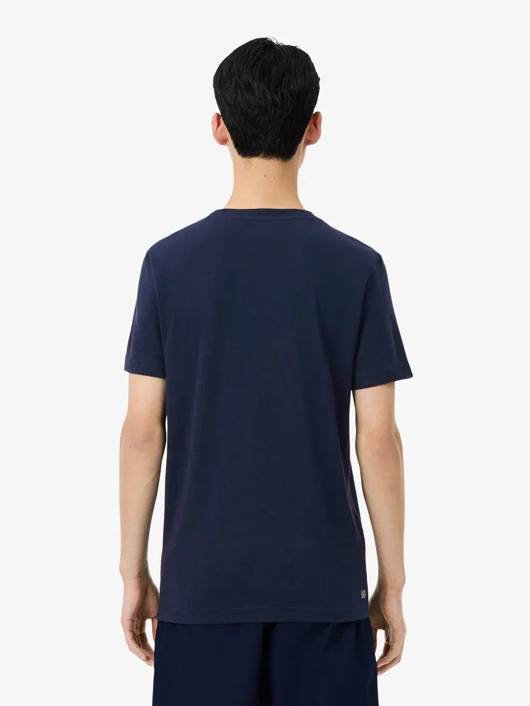 Футболка с принтом LACOSTE TH2042-56G, Navy — фото 3