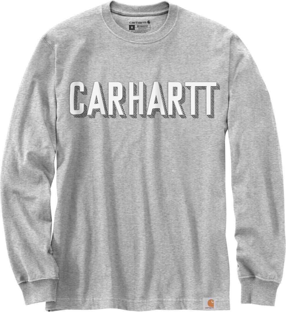 

Рубашка с длинным рукавом Carhartt Workwear Logo, светло-серый