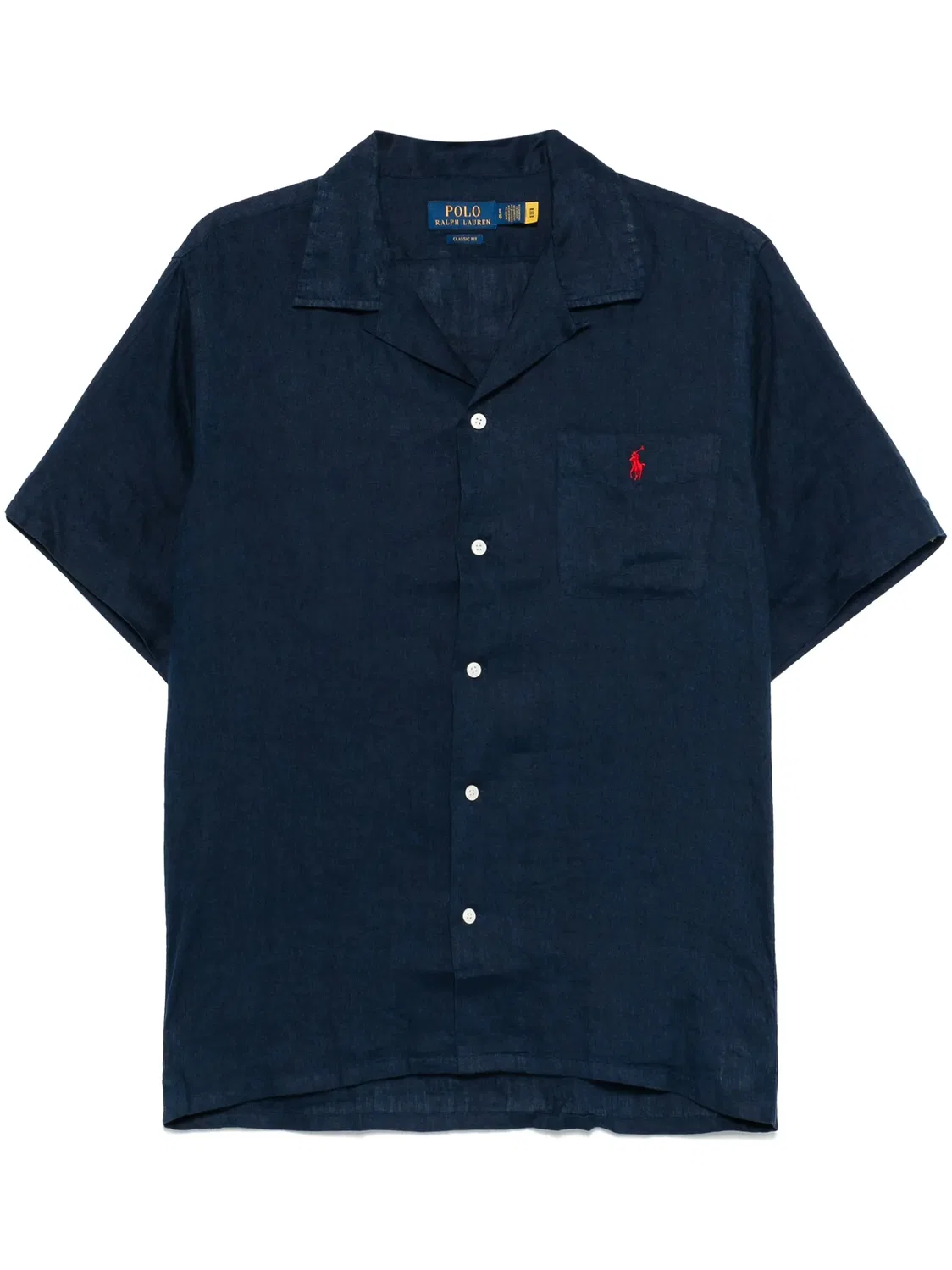 Polo Ralph Lauren Льняная рубашка синяя