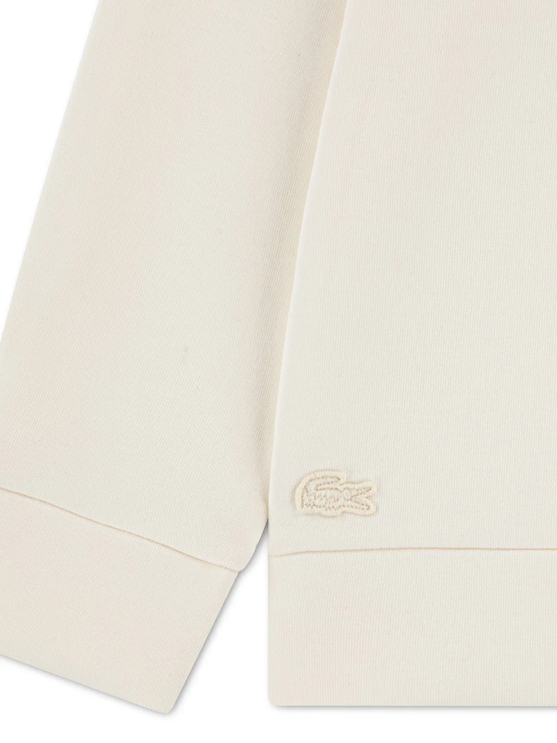 Футболка с круглым вырезом, оверсайз Lacoste, кремовый — фото 4