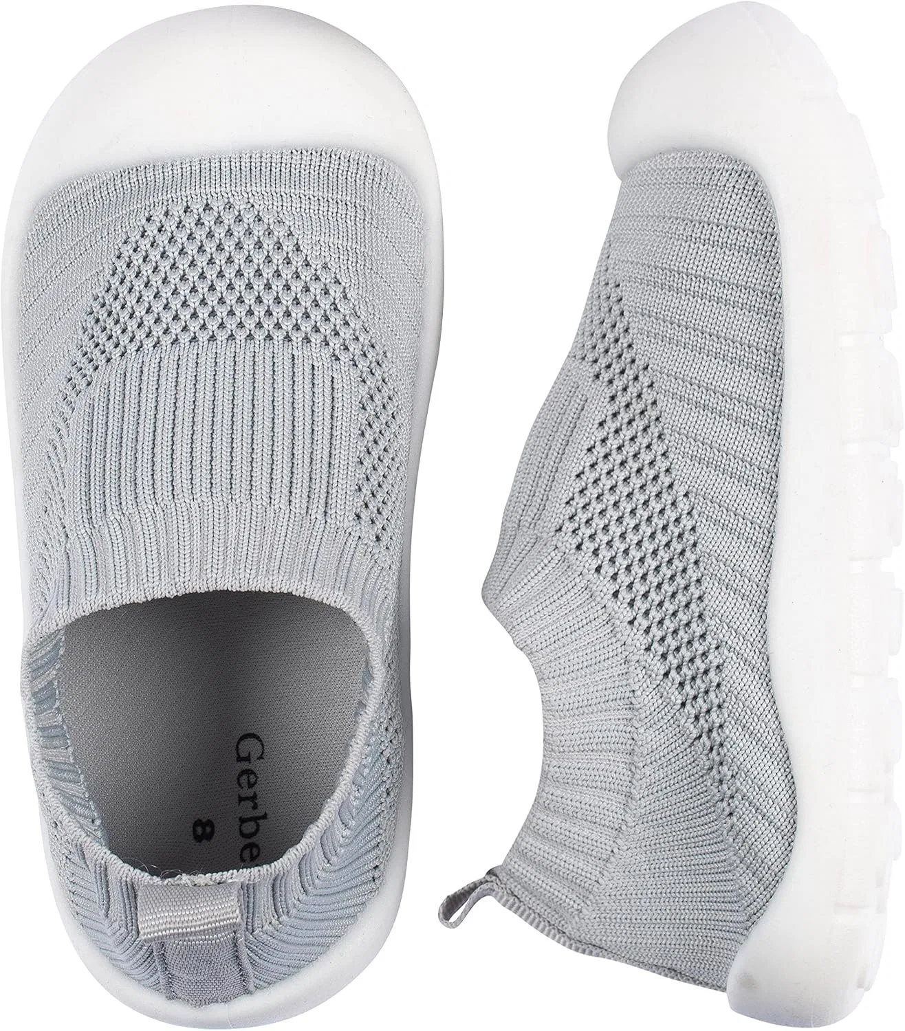 Детские кроссовки с эластичным трикотажем Gerber, Grey