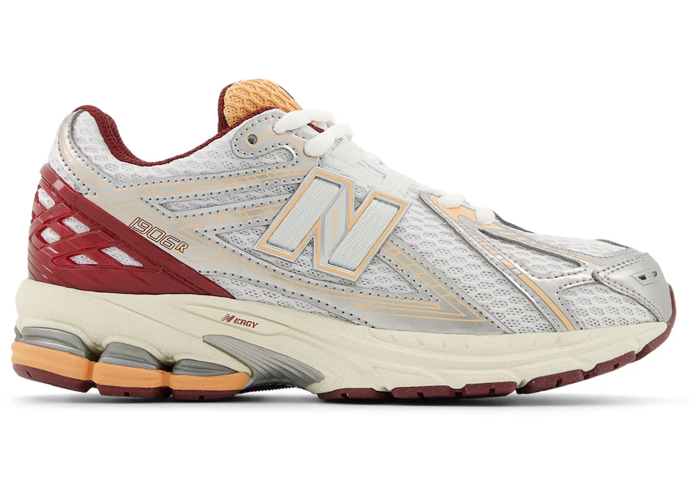 Детские кроссовки Lifestyle New Balance 1906R, Silver Metallic Monarch Burgundy