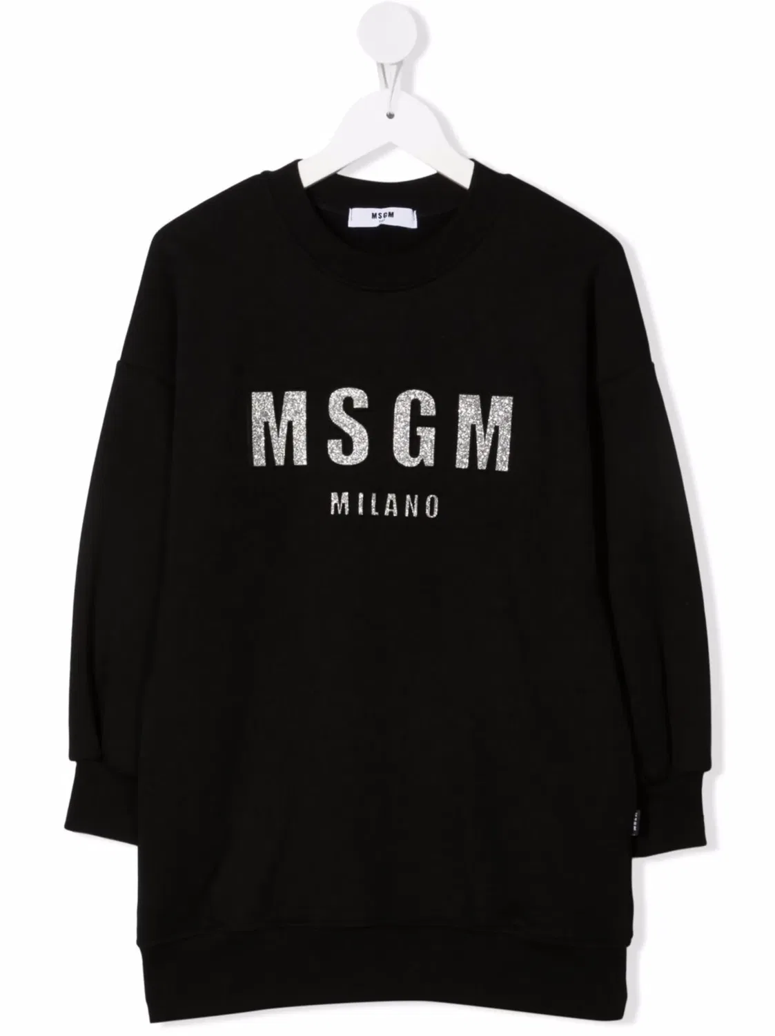 Платье-свитшот с логотипом MSGM, черный