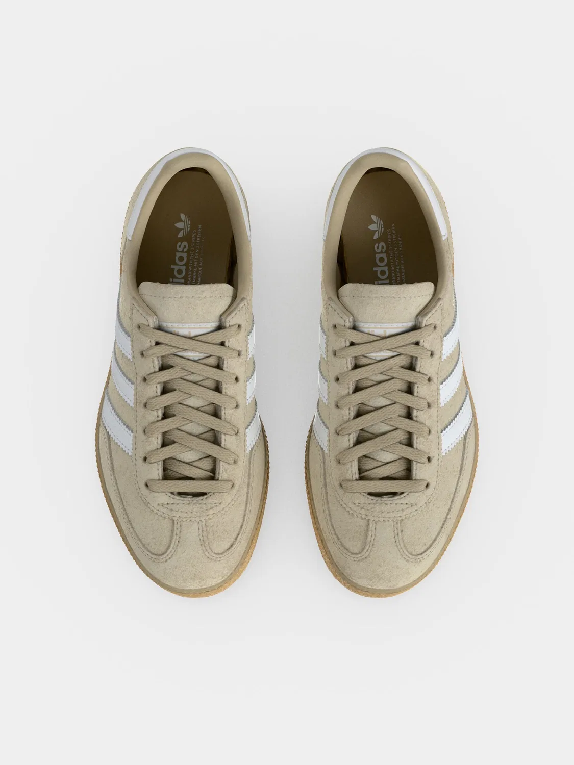 Кроссовки Adidas Originals HANDBALL SPEZIAL BOLD пастельно-зеленого цвета — фото 3