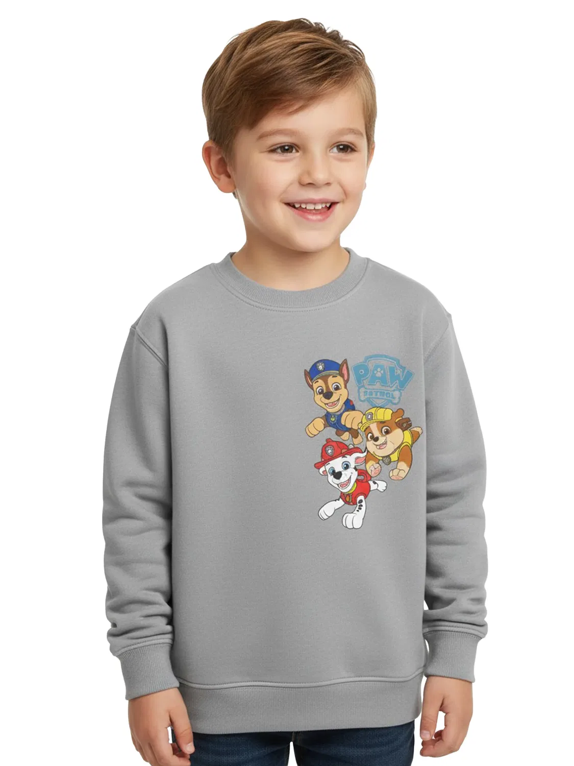 Свитшот с принтом Chase & Co. Paw Patrol, серый
