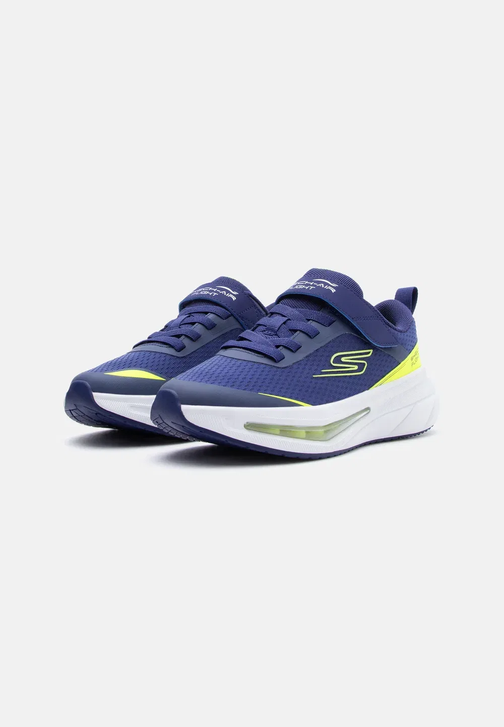 Skech air 5.0 - кроссовки Skechers, Navy/Yellow — фото 2