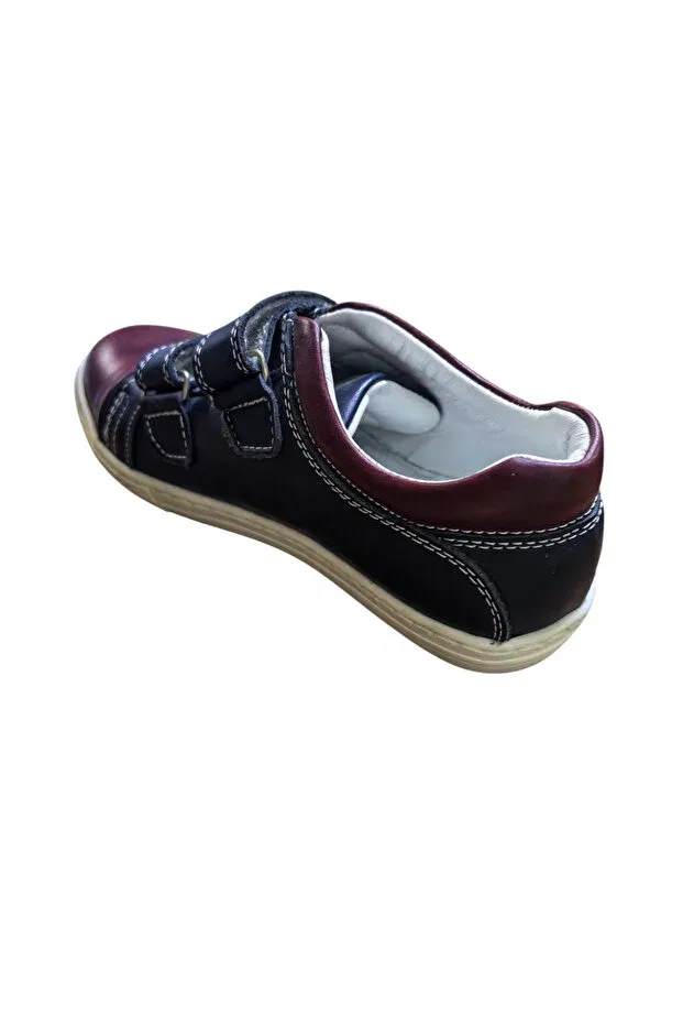 Детские туфли для мальчиков ортопедические Konay b234 Bayrak, Navy Blue Burgundy — фото 3