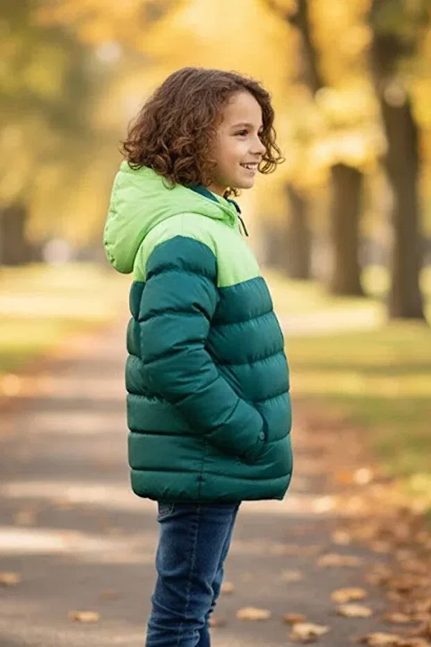 Детская куртка-пуховик с капюшоном Hummel, Multicolor — фото 2