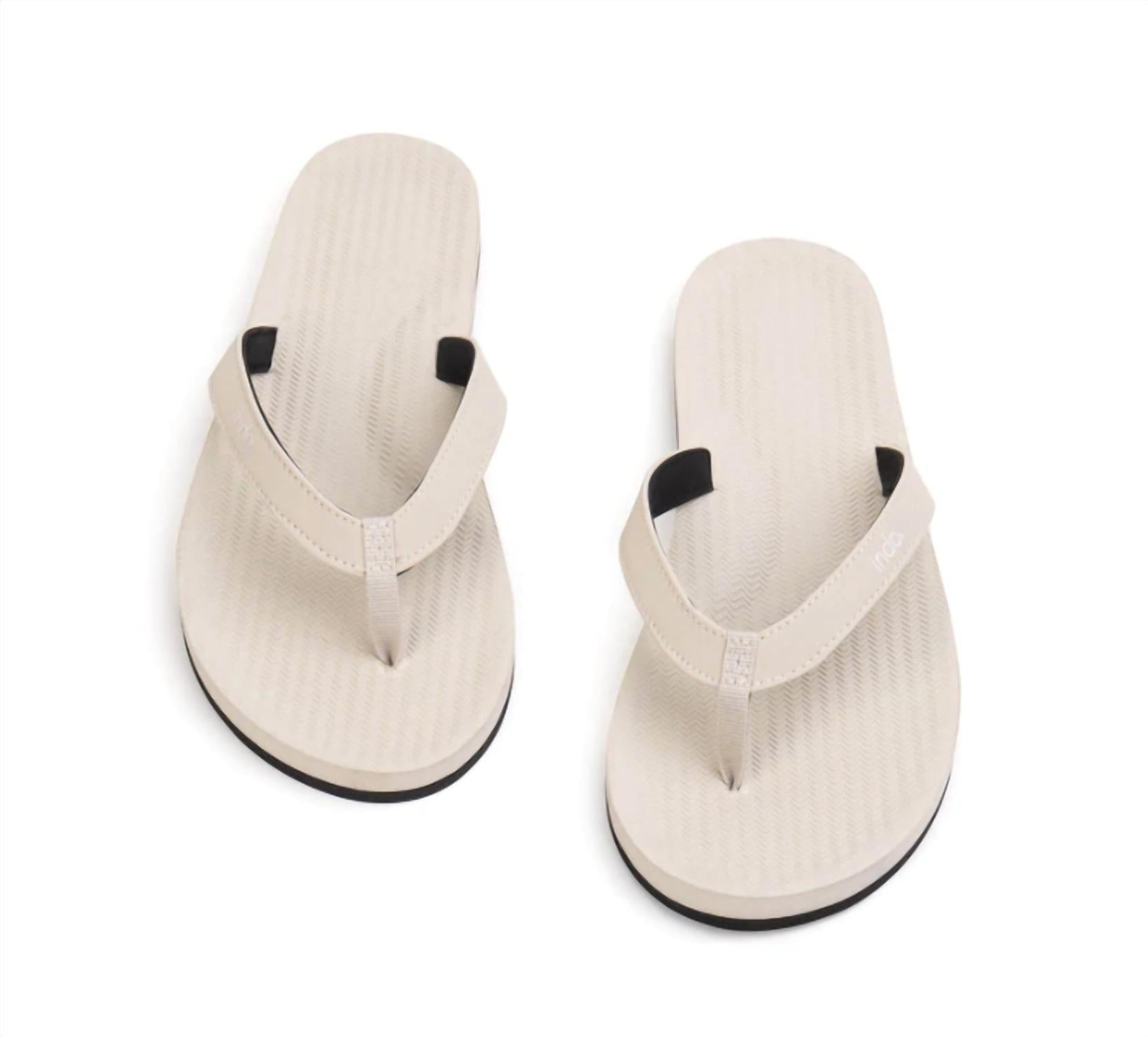 Женские шлепанцы Essential Flip Flop цвета морской соли Indosole, цвет sea salt — фото 2