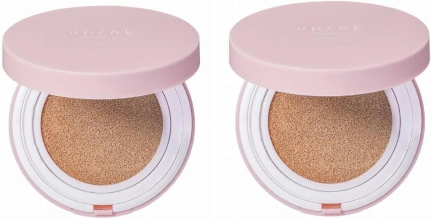Набор для макияжа Yupi Ink Cover & Glow Cushion, 2 шт, 01 Light Beige, светлый бежевый