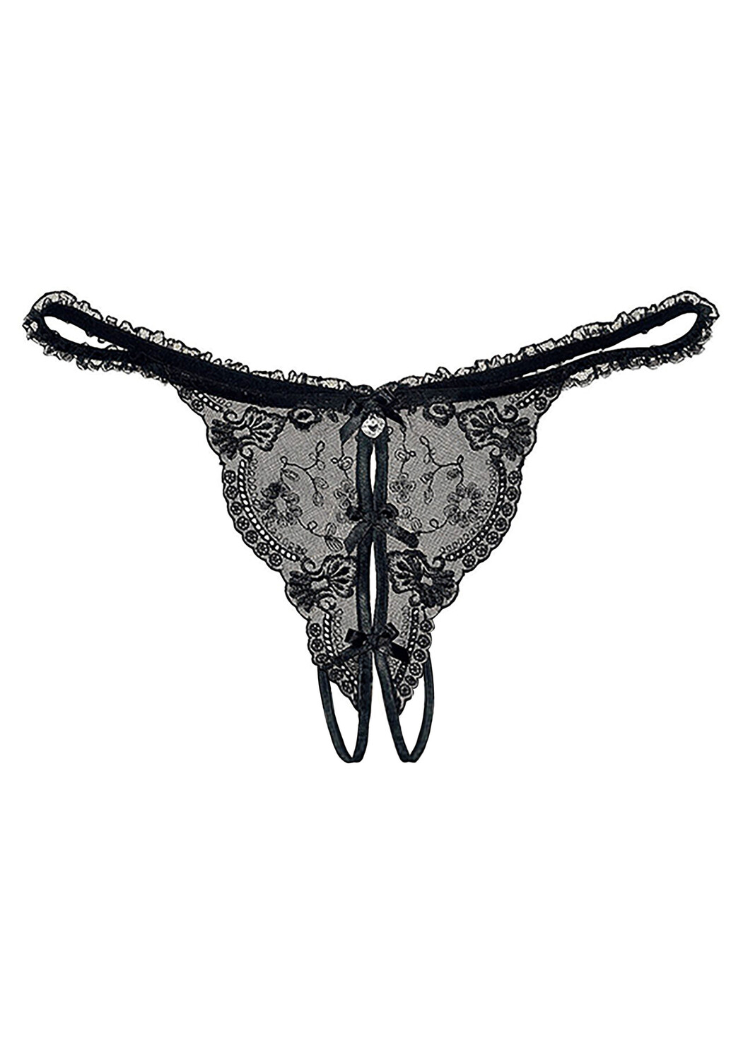 

Стринги PETITE FLEUR GOLD Ouvert, черный