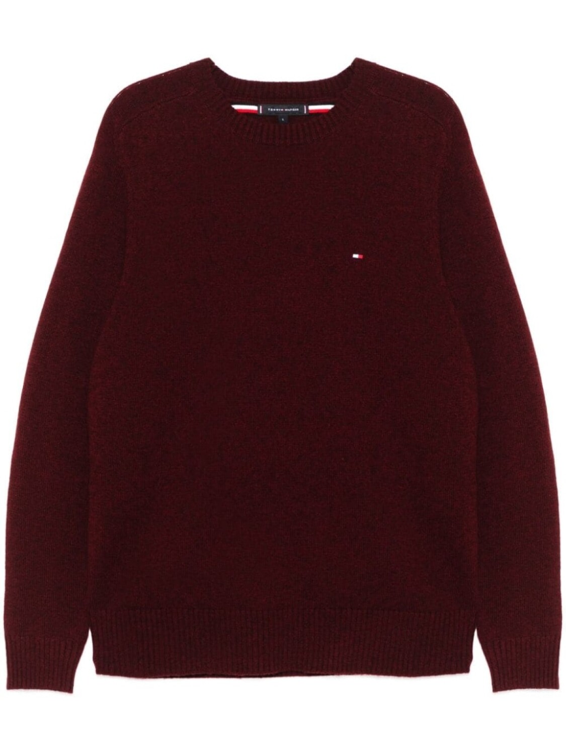 

Tommy Hilfiger шерстяной свитер с круглым вырезом, красный