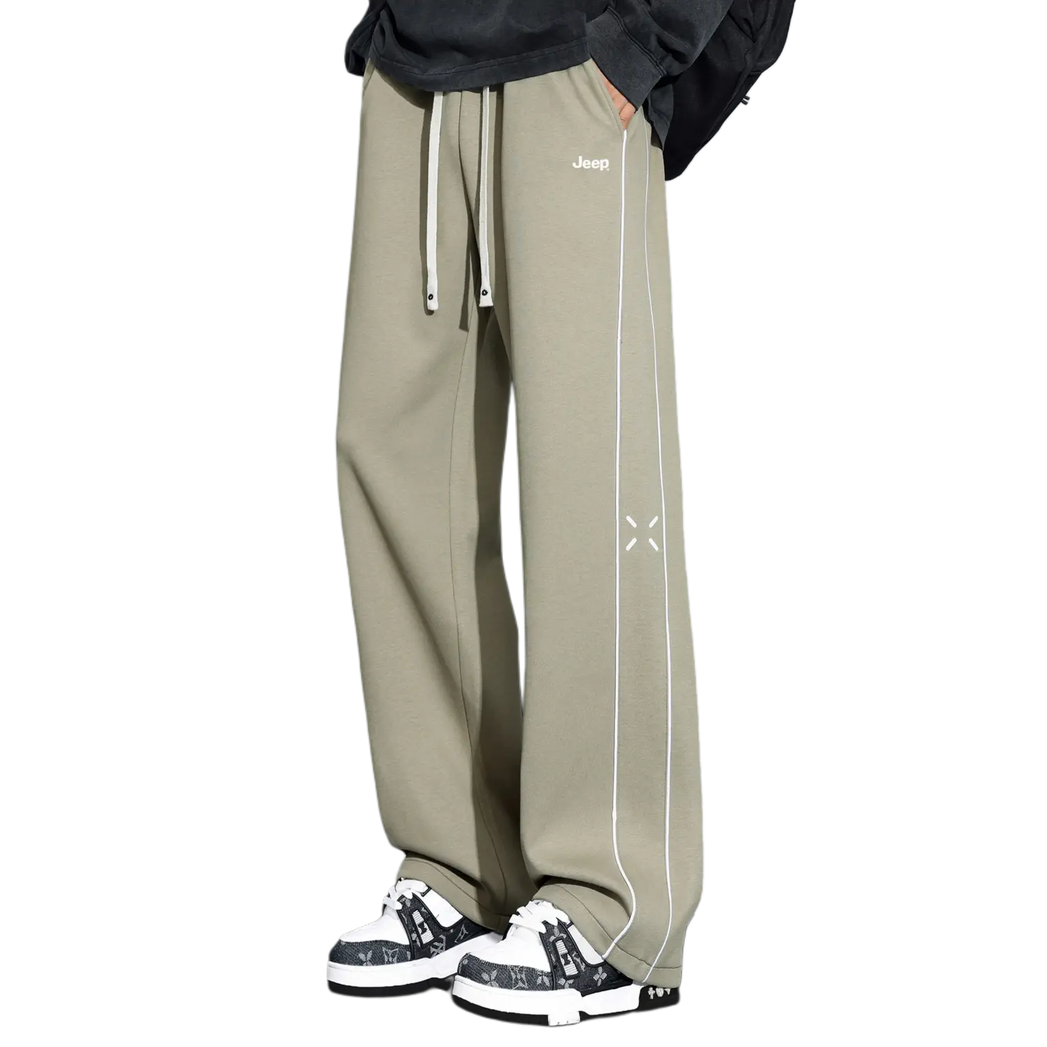 

Вязаные спортивные брюки Unisex Jeep, светло-army зеленый