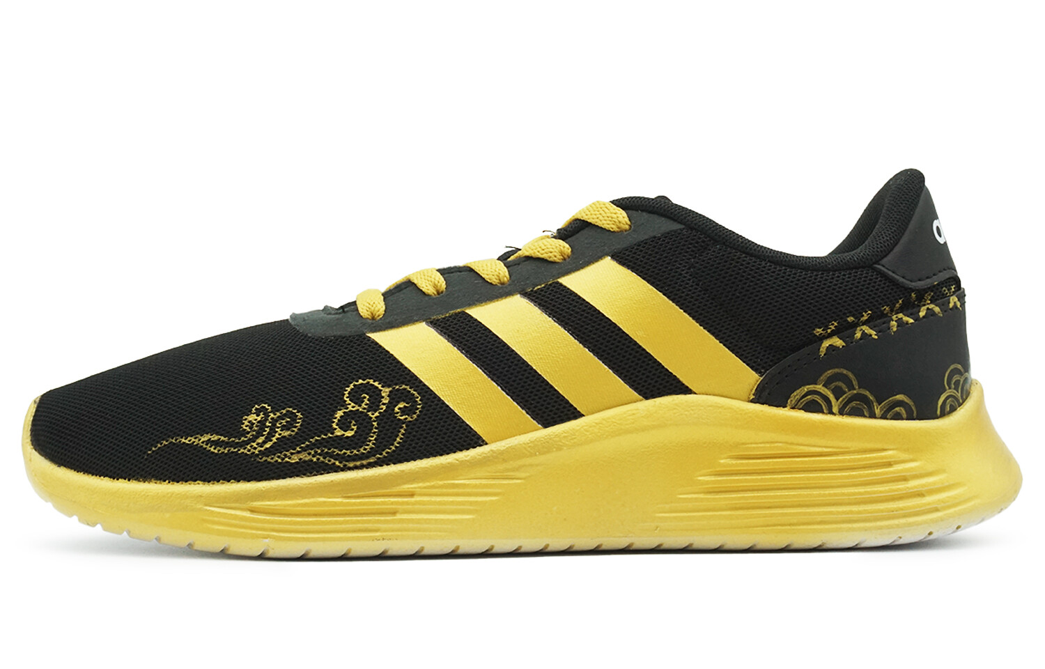 

Кроссовки adidas neo Lite Racer 2.0 Lifestyle Shoes Men Low-top Black/gold, черный