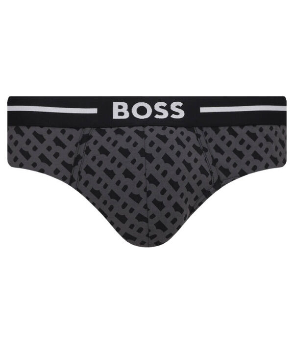 Трусы 3 шт. смелый дизайн Boss, черный — фото 4