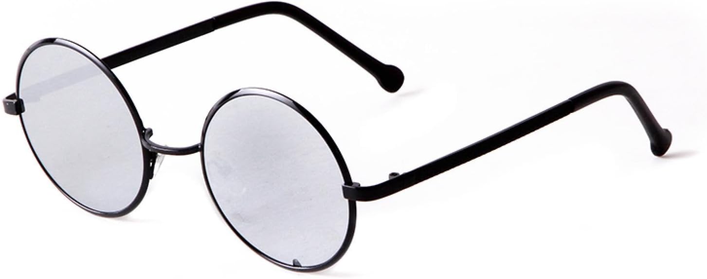 

Солнцезащитные очки в стиле стимпанк, маленькие круглые, для мужчин, винтажные, с металлическим зеркальным покрытием, для женщин, солнцезащитные очки с эффектом "холодного круга", мужские, UV400 WNCKSQ, C9 Black White