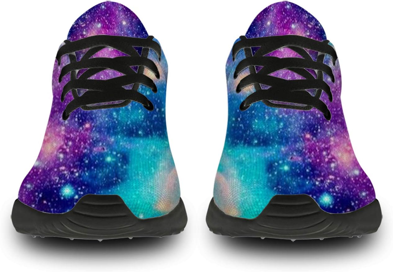 Кроссовки Horethy Galaxy для женщин и мужчин, беговые кроссовки, дышащие кроссовки для ходьбы и тенниса, космические кроссовки, подарки, мультиколор — фото 4