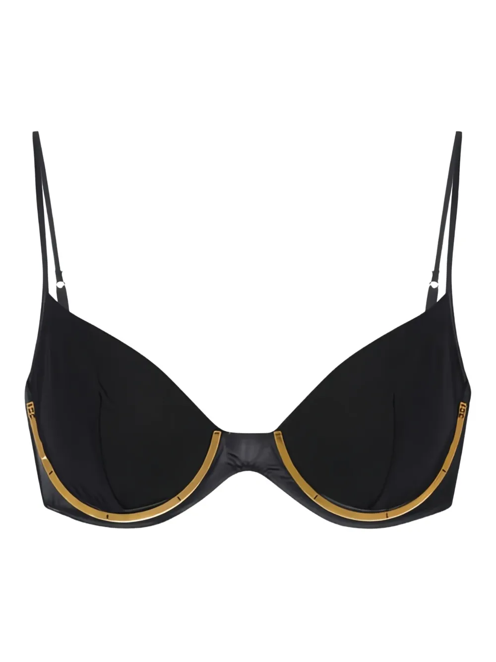 

Бюстгальтер с эффектом сатина Elisabetta Franchi, черный