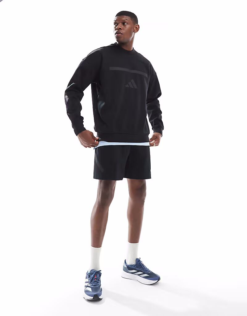 Adidas performance Новая толстовка Adidas zne черного цвета — фото 3