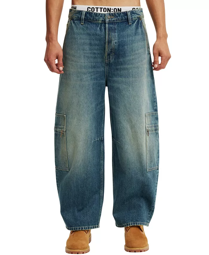 

Мужские мешковатые джинсы Balloon COTTON ON, синий