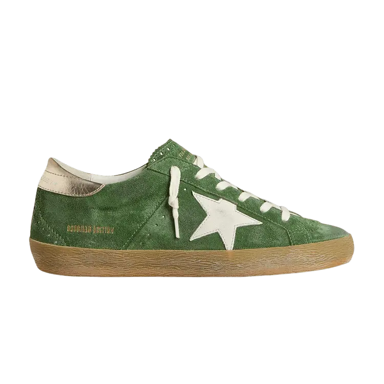 Кроссовки Golden Goose Golden Goose Wmns Superstar 'Green Gold Metallic', зеленый