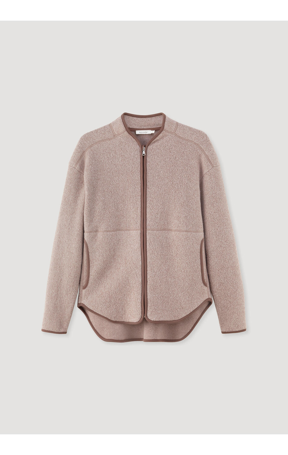 

Куртка Hessnatur Fleece Jacke, цвет mandelbraun