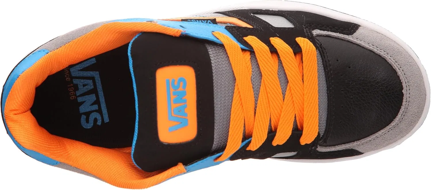 Мужские кроссовки Vans Kilson, Black / Grey / Orange — фото 4
