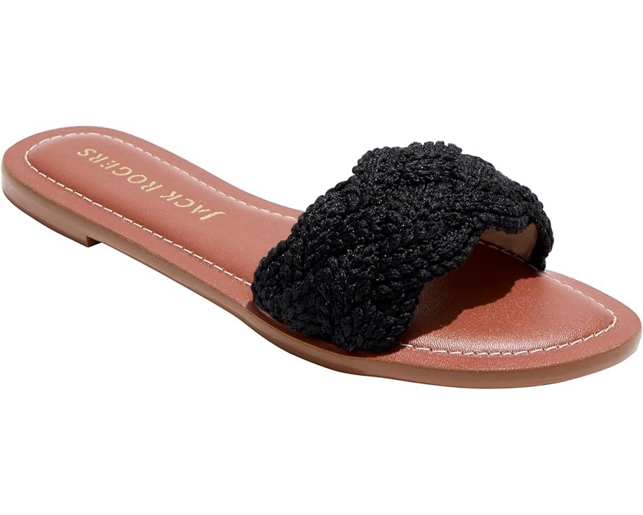 

Сандалии Jack Rogers Dumont Woven Rope Flat, черный