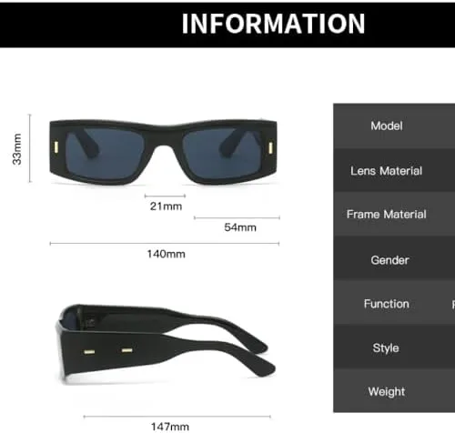 

Модные классические солнцезащитные очки Mi Nail с широкими дужками для женщин, простые, персонализированные, повседневные, в квадратной оправе MTZJH, Clear Brown