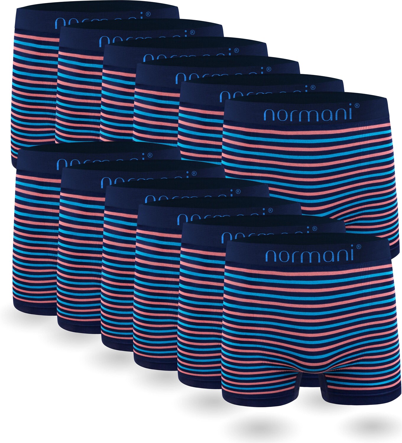 

Боксеры normani 12 Stück Mikrofaser-Boxershorts für Herren, синий