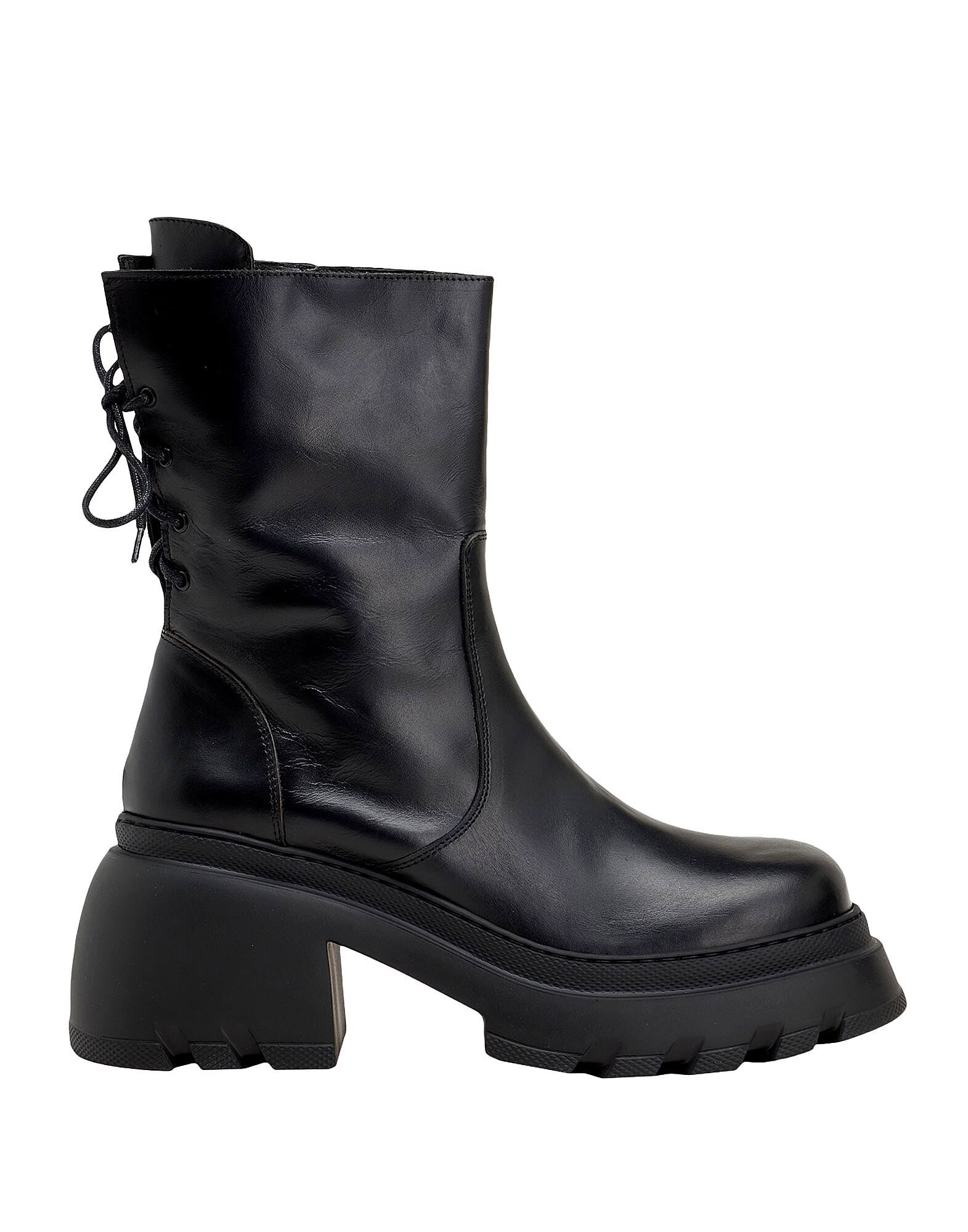 Ботильоны Leather Ankle Boots String Detail 8 By Yoox, черный
