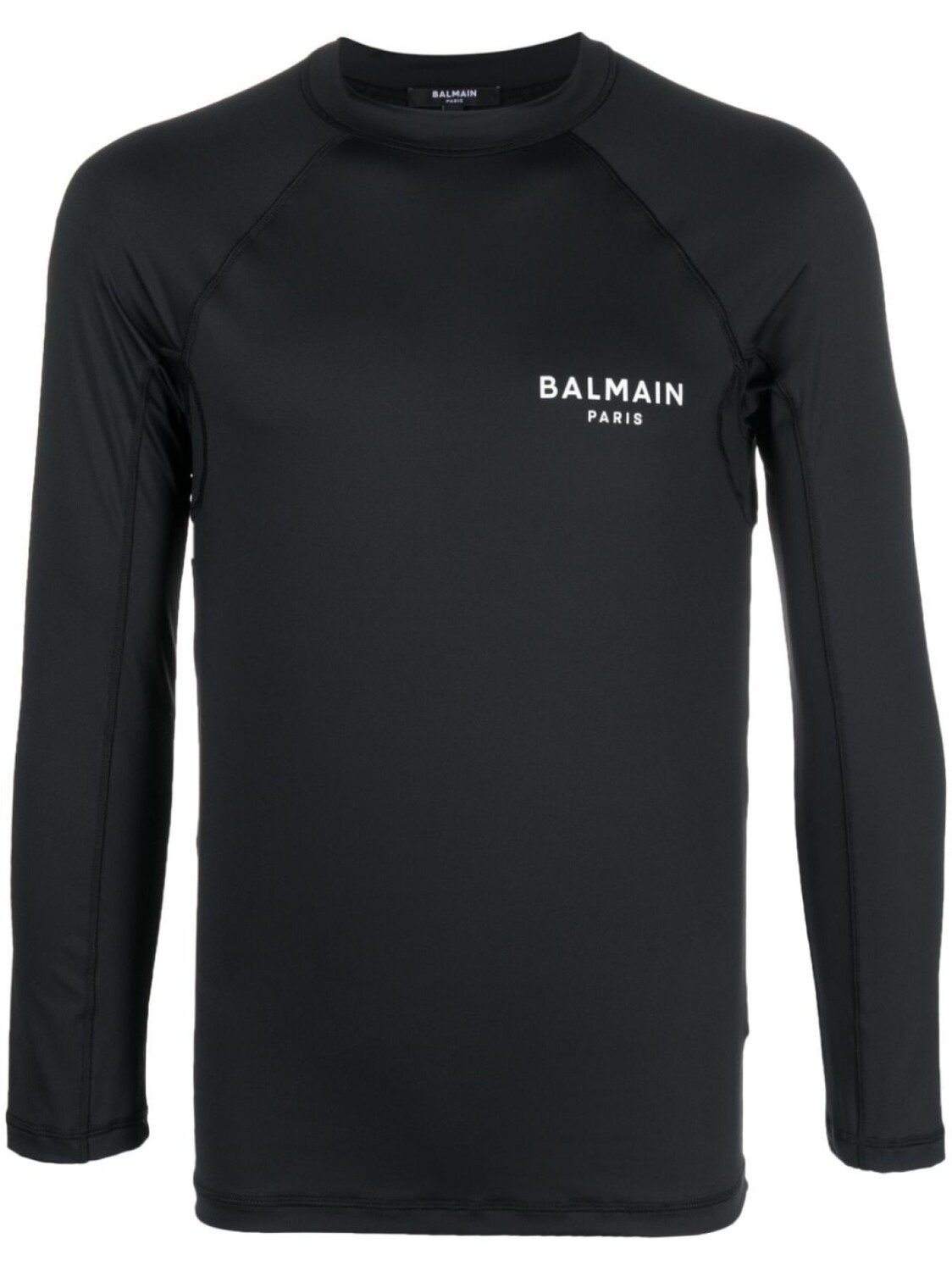 

Balmain футболка узкого кроя с логотипом, черный