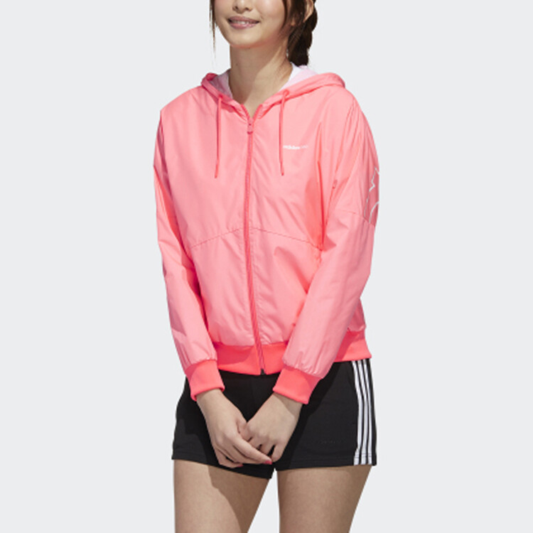 Куртка женская ярко-розовая Adidas Neo, розовый — фото 3