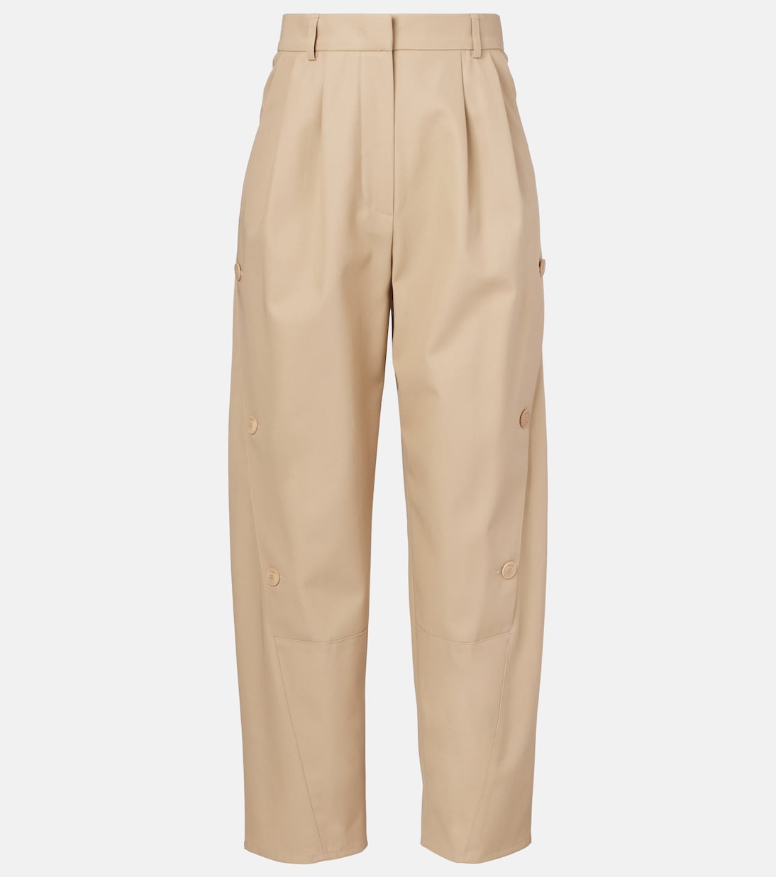 

Прямые хлопковые брюки Duomo Max Mara, Pomice