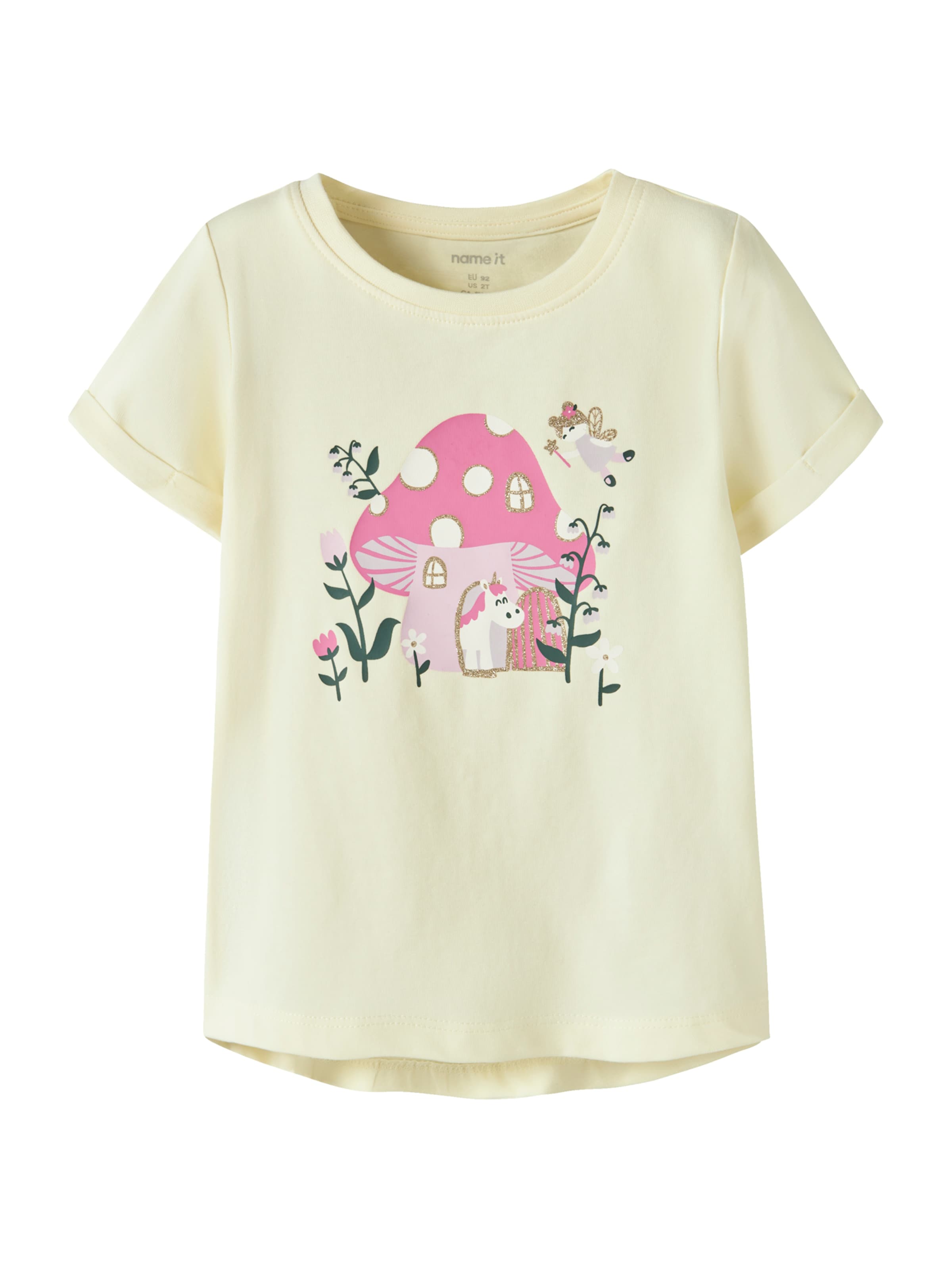 

NAME IT Футболка 'NMFVIX' в светло-желтом цвете