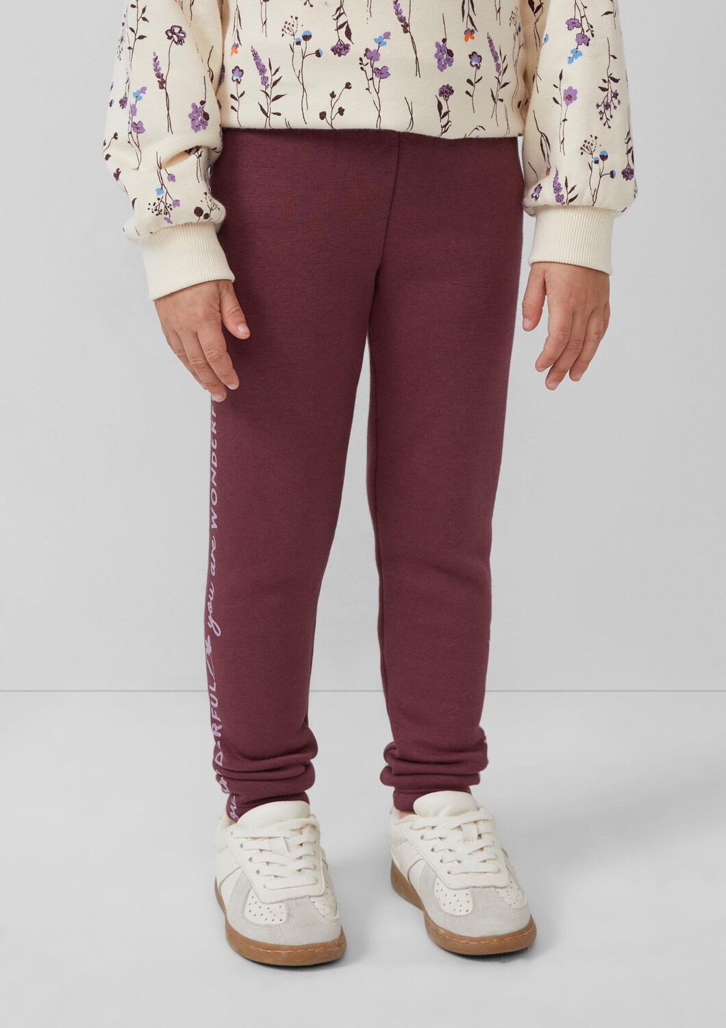 s.Oliver Леггинсы Slim fit в цвете Bordeaux — фото 3