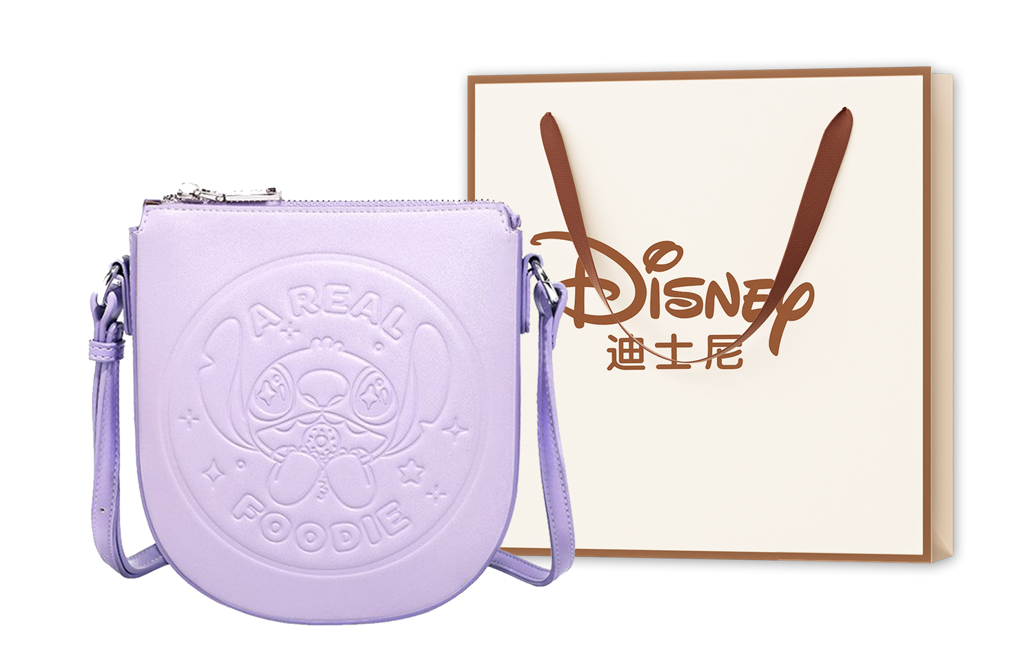 

Disney Женская сумка через плечо, Glacier Purple+Shopping Bag