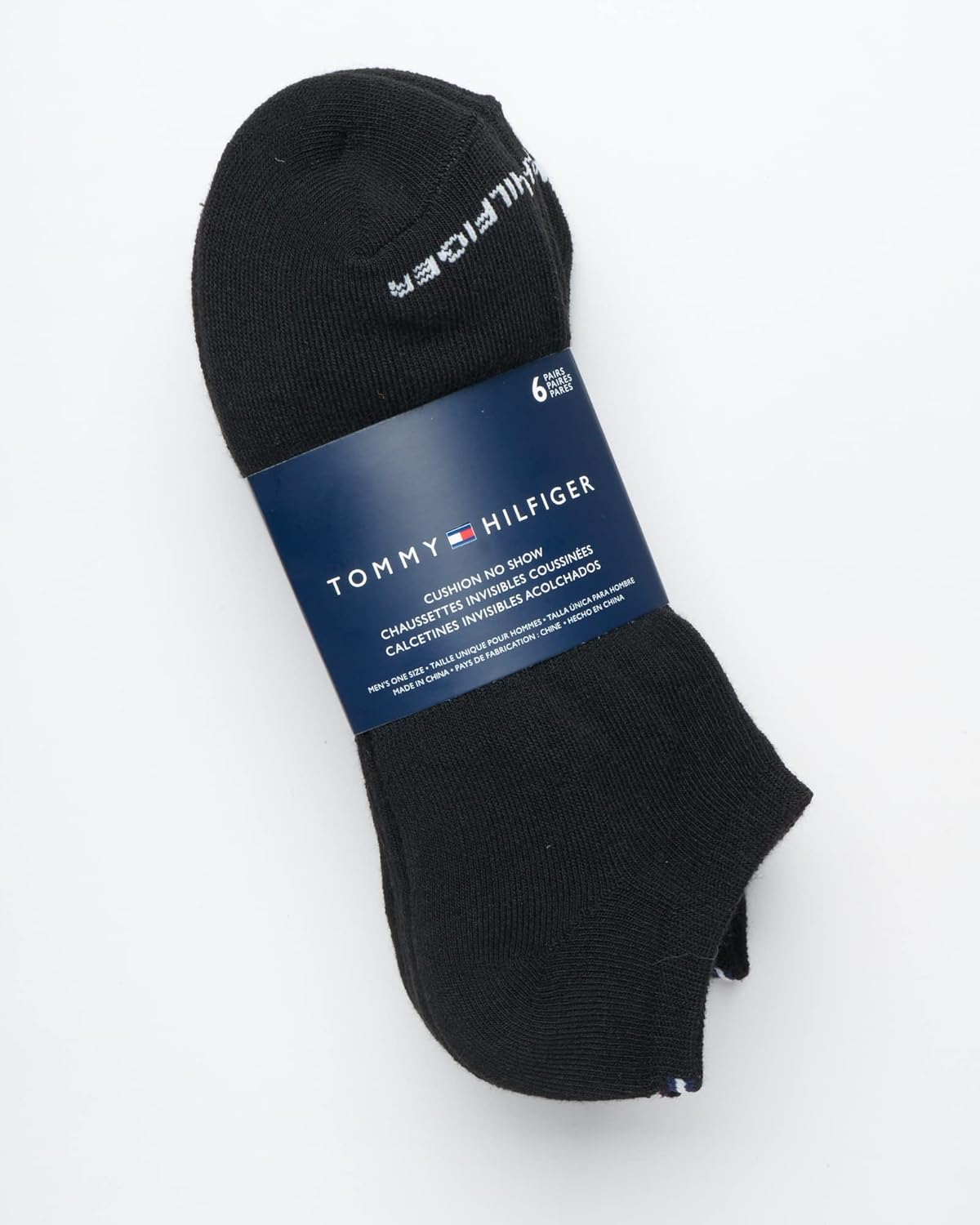 Мужские спортивные носки Tommy Hilfiger - носки Cushion, непрозрачные (6 шт.), Black Classic — фото 3