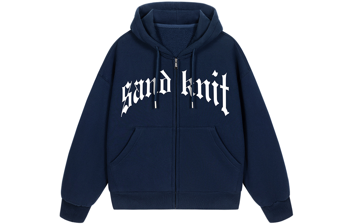 

Зимняя толстовка унисекс Sandknit, темный синий (thin)