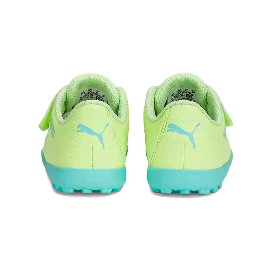 Низкие детские ботинки желто-зеленые для малышей PUMA — фото 3