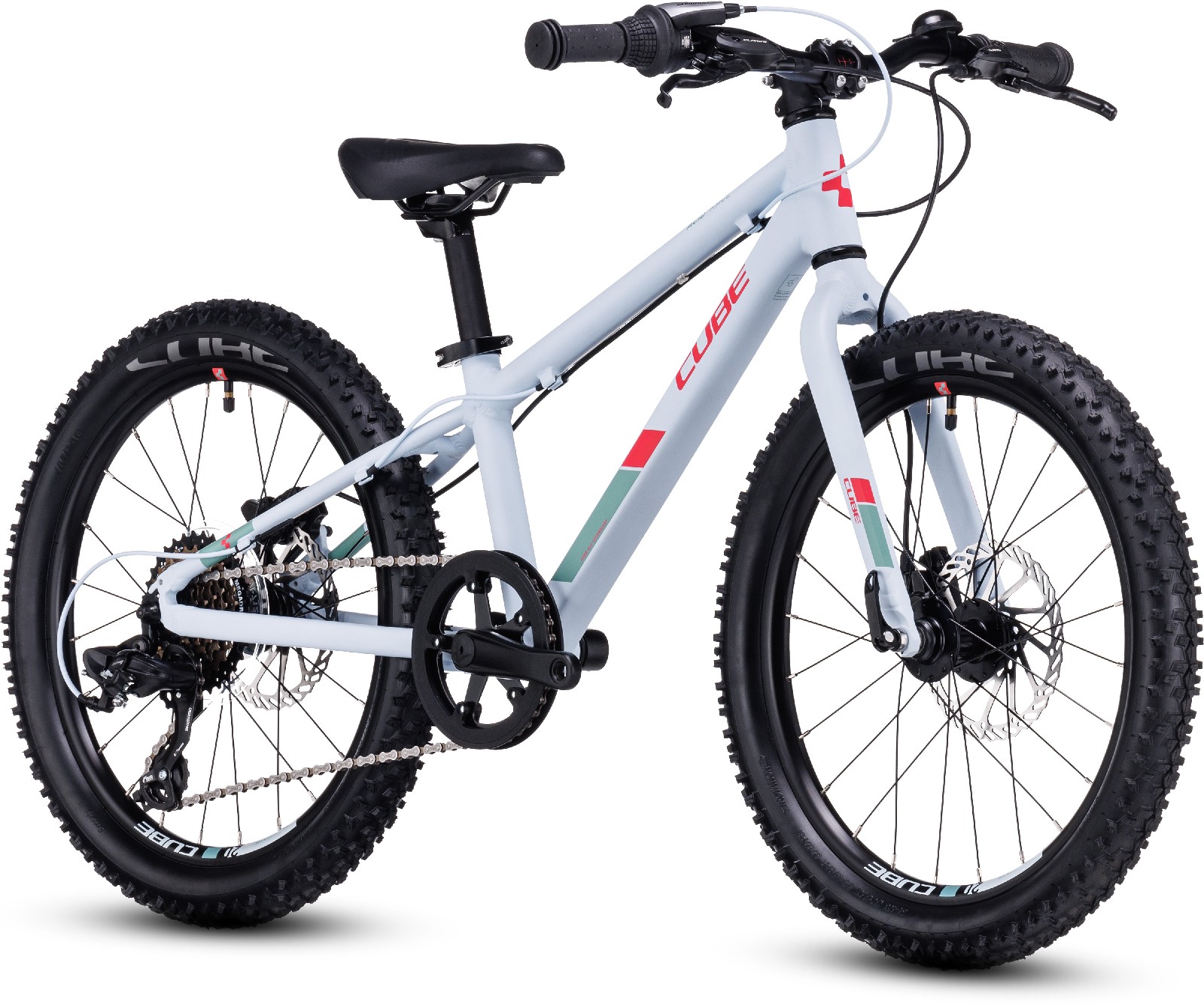 

Детский велосипед 20–24 дюйма Cube Acid 200 Disc, blue´n´coral